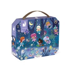 Puzzle Feen und Wasserlilien