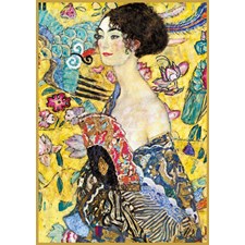 Klimt - Dame mit Fächer
