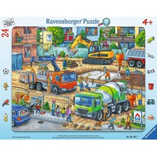 Auf der Baust.ist was los