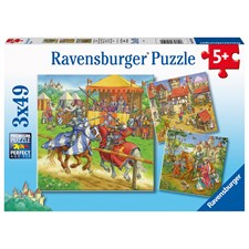 Ritterturnier im Mittelalter