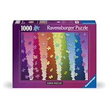 Kunterbunte Puzzleteile