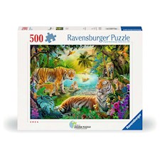 Tiger Family in the Oasis