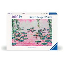 Pink Water Lilies         4000 Pc Puzzle