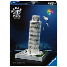 Iconics Schiefer Turm von Pisa - mit Licht