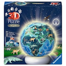 Puzzle-Ball Nachtlicht Erde