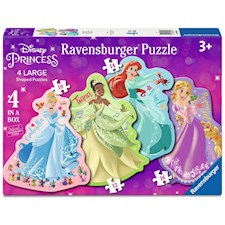 Disney Princess 4 Shap.Puz.in a box