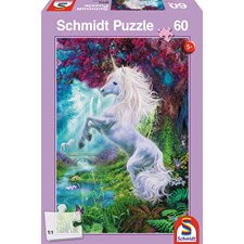 Einhorn im verzauberten Garten