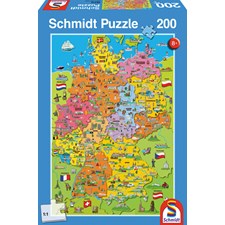 Deutschlandkarte mit Bildern