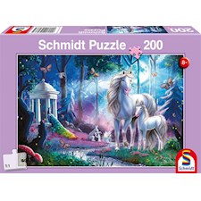 Einhornstute mit Fohlen 200 Teile