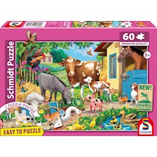 Bauernhof Tiere 60 Teile