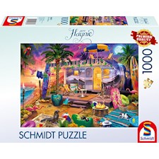 Mit dem Wohnwagen am Meer