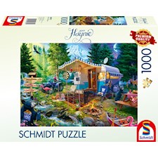 Mit dem Caravan in den Bergen