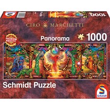 Panorama Im Reich des Feuervogel 1000 Teile