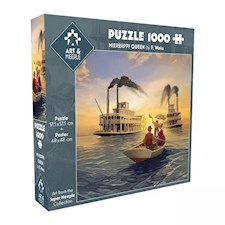 Art&Meeple Puzzle: Mississippi Queen