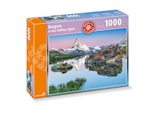 Bergsee in den Walliser Alpen, Matterhorn