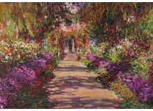 Monet - Weg in Monets Garten in Giverny