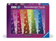 Kunterbunte Puzzleteile