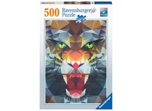 Löwe aus Polygonen