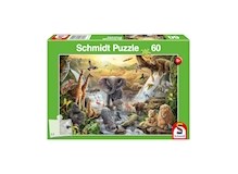 Tiere in Afrika 60 Teile