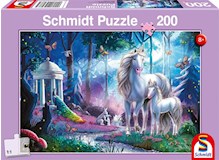 Einhornstute mit Fohlen 200 Teile