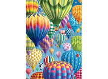 Bunte Ballone im Himmel