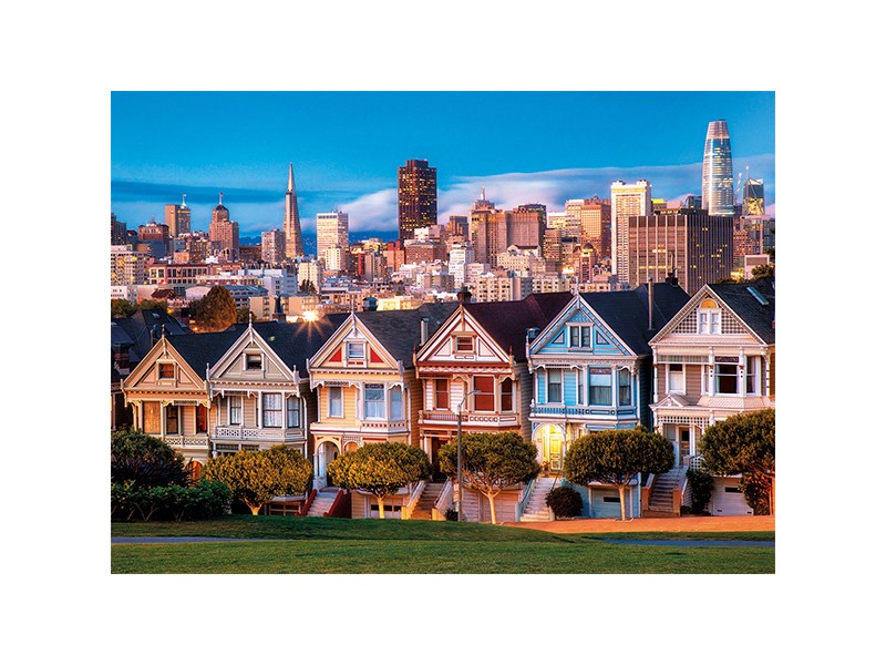 Clementoni Puzzle Painted Ladies in San Francisco Anz. Teile 1000