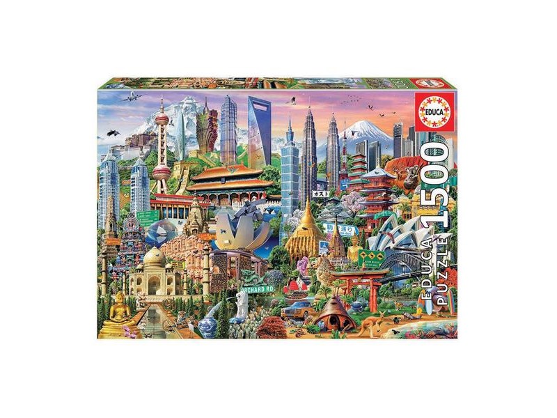 Quickdraw 3D Freiheitsstatue Puzzle – 22 Teile, Fertiges Modell 16,5x18x21 Cm, Ab 3 Jahren