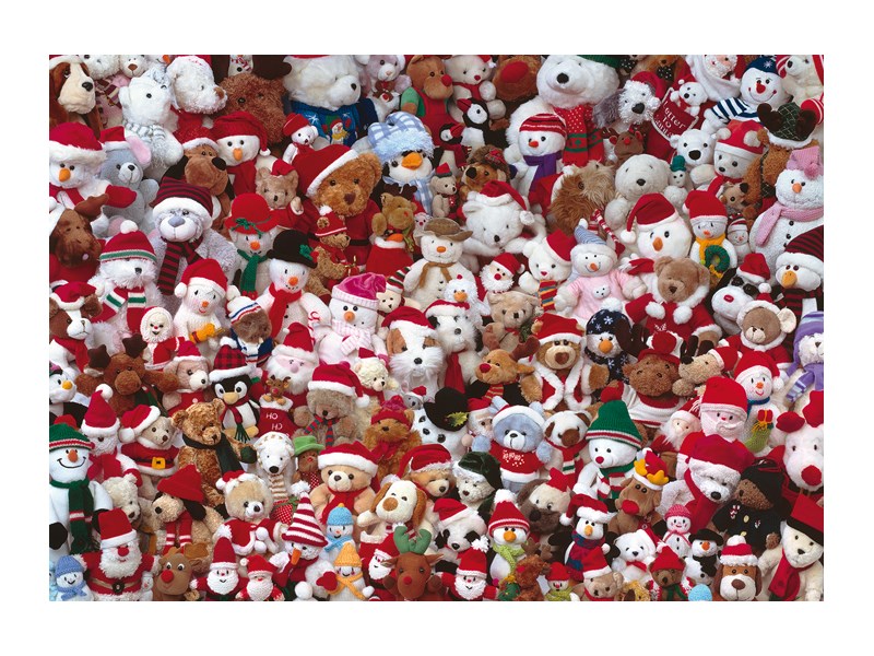 Weihnachts-Puzzle 1000 Teile – Festliches Motiv, Vollständig Ineinandergreifend, Aus Recyceltem Material