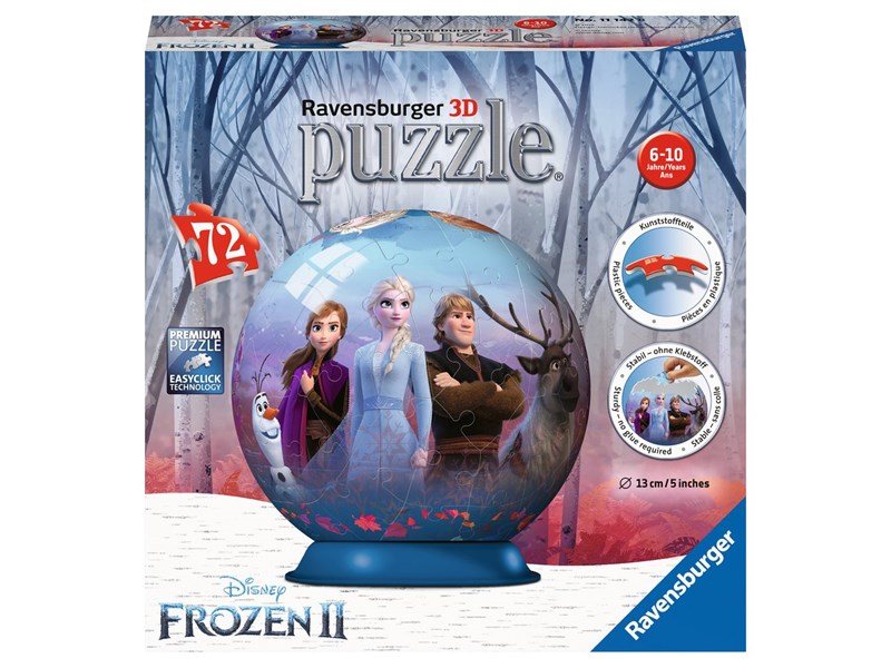 Ravensburger 12122 Frozen 2 Aufbewahrungsbox 216 Teile Premium 3D Kinder-Puzzle 