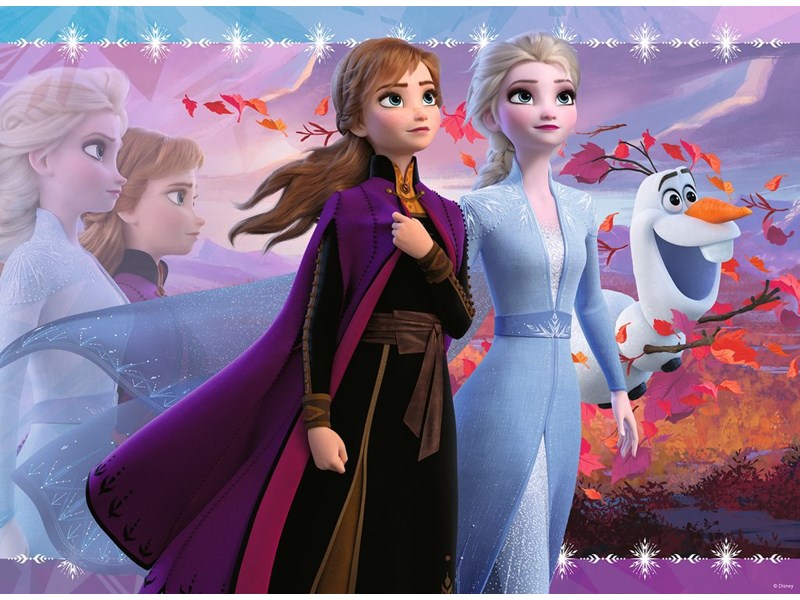 Teile: Frozen, (Frozen) Schwestern Anz. Ravensburger Eiskönigin Starke Die 100, Puzzle
