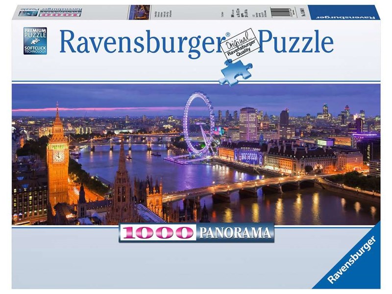 1000 Teile Ravensburger Puzzle Panorama London bei Nacht 15064 
