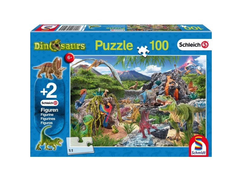 Puzzle Schmidt Spiele Découvre Les Dinosaures 200 Pièces - Pour Enfants, Neuf, Modèle 56253, Allemagne