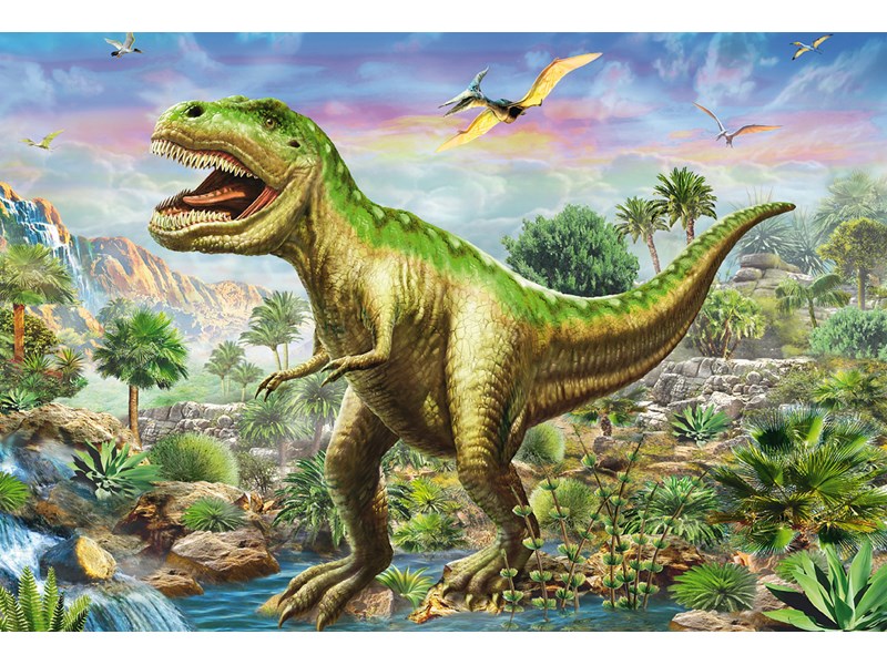 3x48 Adventure Puzzle Abenteuer mit den Dinosauriern Schmidt 56202 Dinosaur 